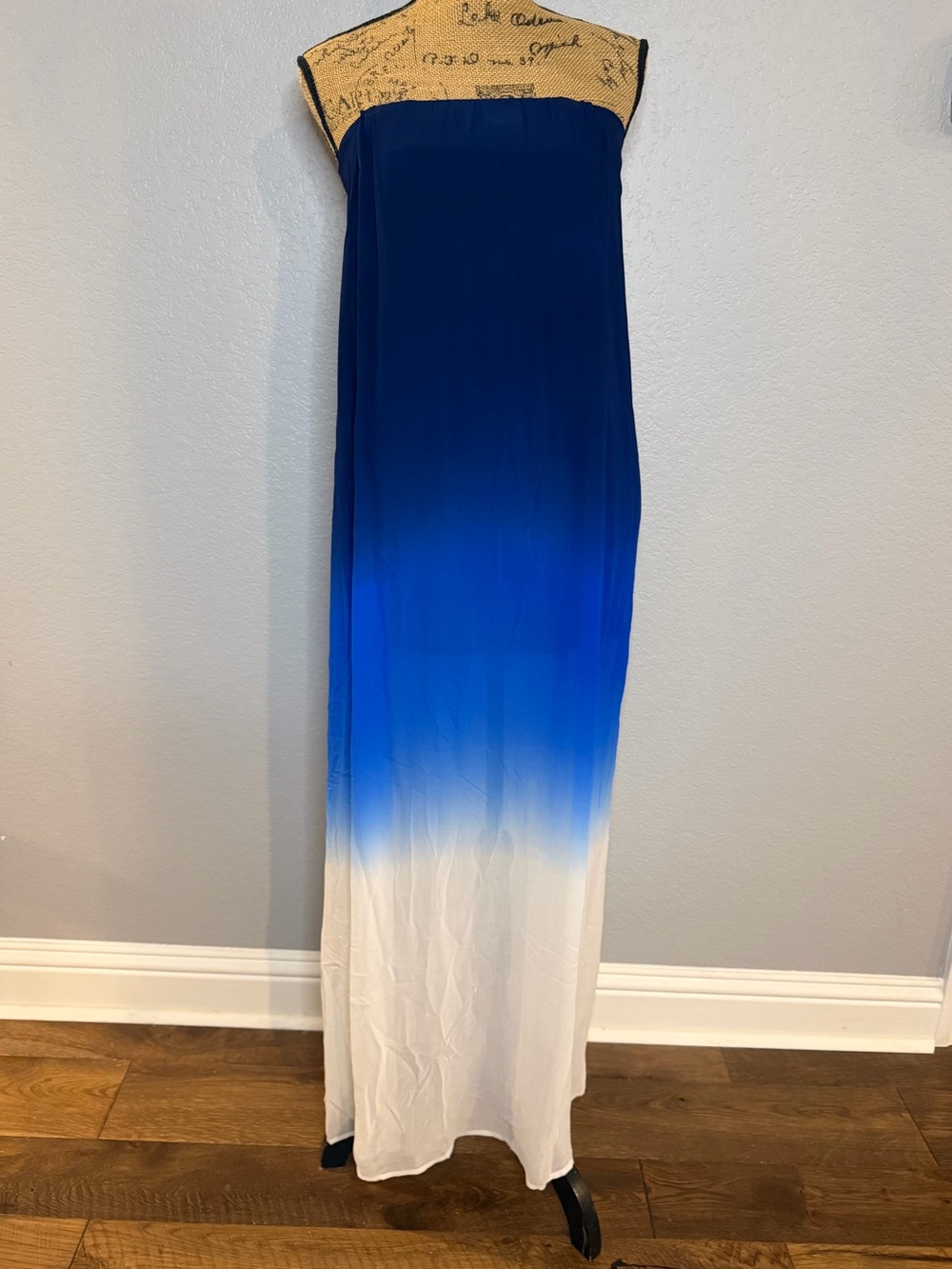 Young Fabulous & Broke Navy Strapless Maxi Dress